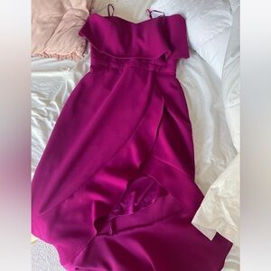 XSCAPE Fuchsia Cocktail Dress